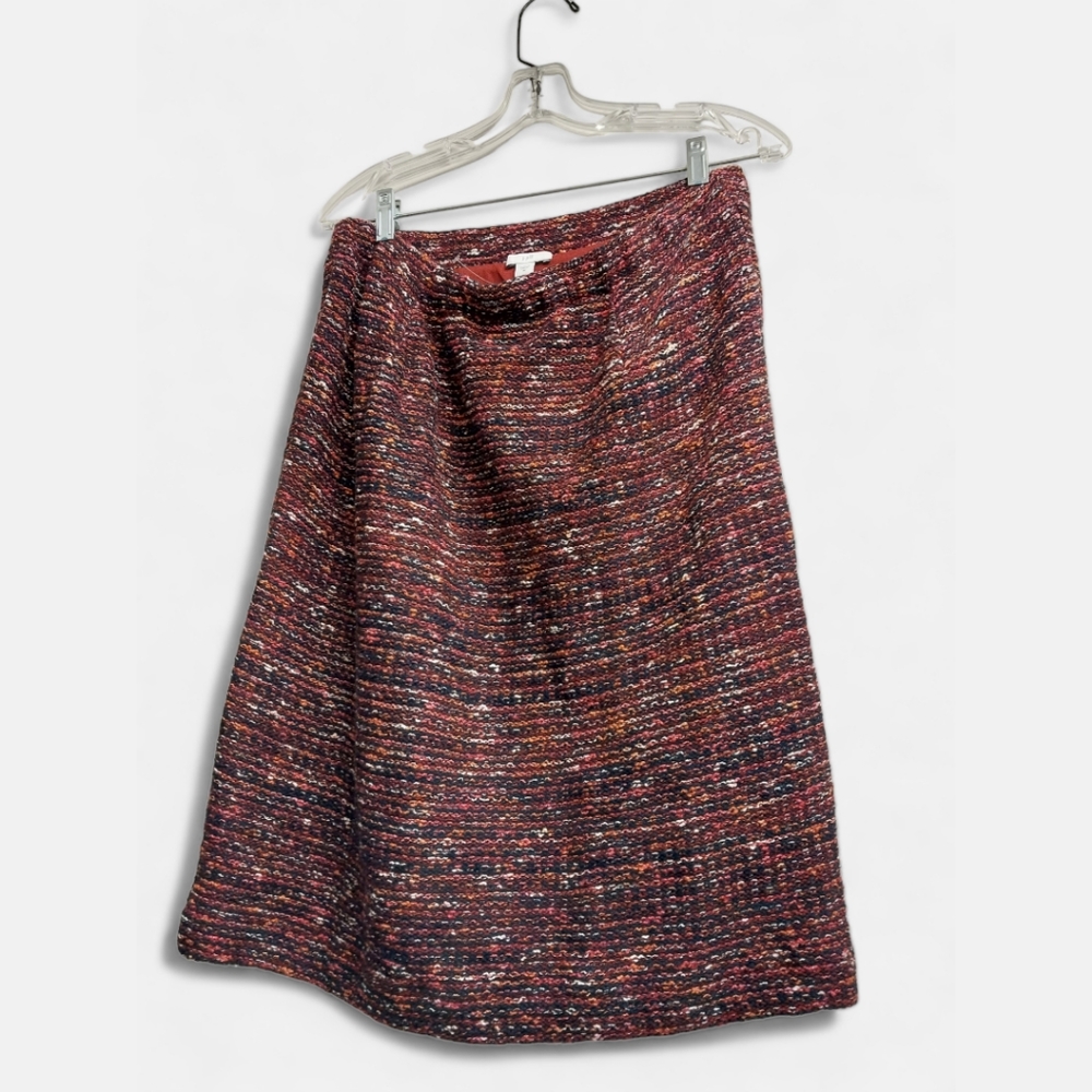 New without tags, J Jill size medium tweed cranberry blend  knee length …